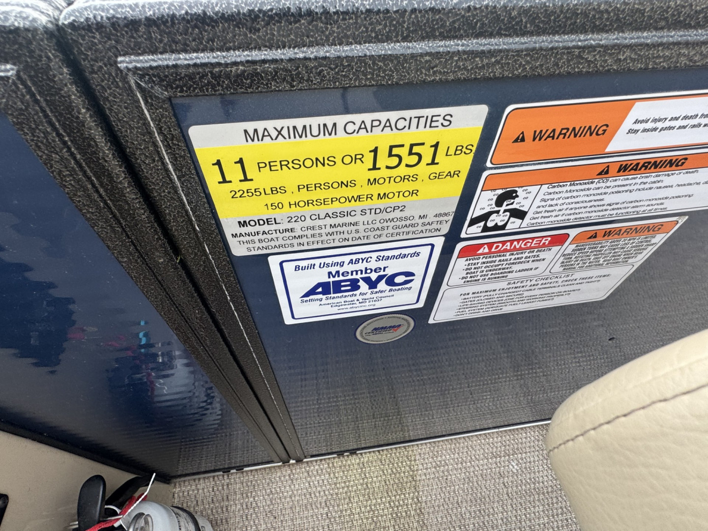 Used 2021 Crest 220 Classic LX Pontoon Boat