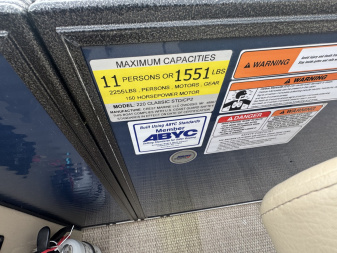 Used 2021 Crest 220 Classic LX Pontoon Boat