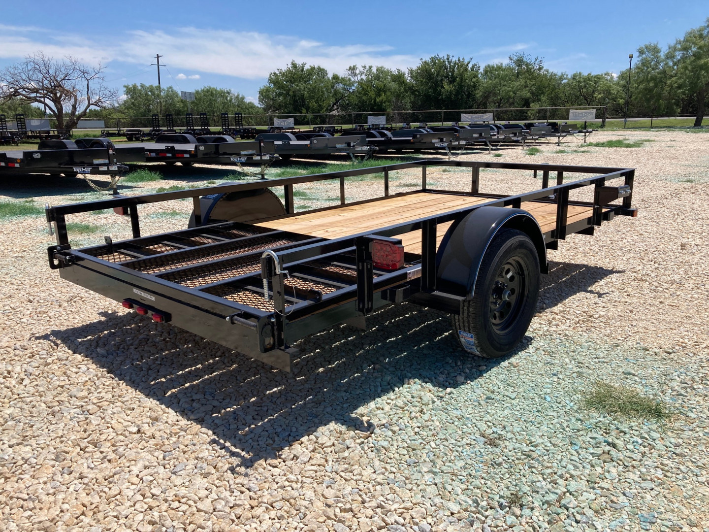 New 2025 Top Hat DSA 12' x 77" Utility Trailer