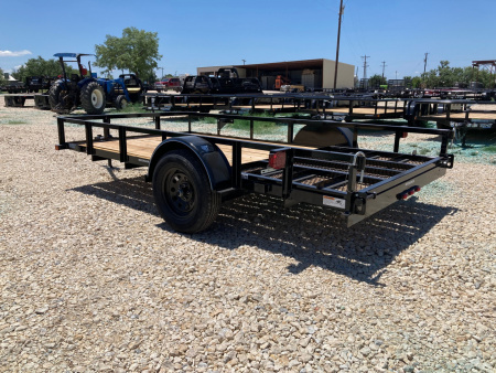 New 2025 Top Hat DSA 12' x 77" Utility Trailer
