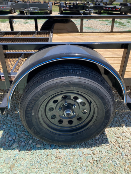 New 2025 Top Hat DSA 12' x 77" Utility Trailer