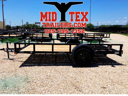 New 2025 Top Hat DSA 12' x 77" Utility Trailer