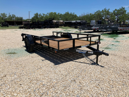 New 2025 Top Hat DSA 12' x 77" Utility Trailer