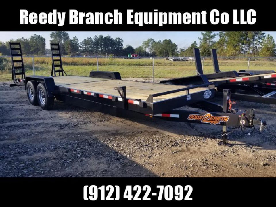 New 82"x24' Down to Earth Equipment Trailer (14K GVWR)