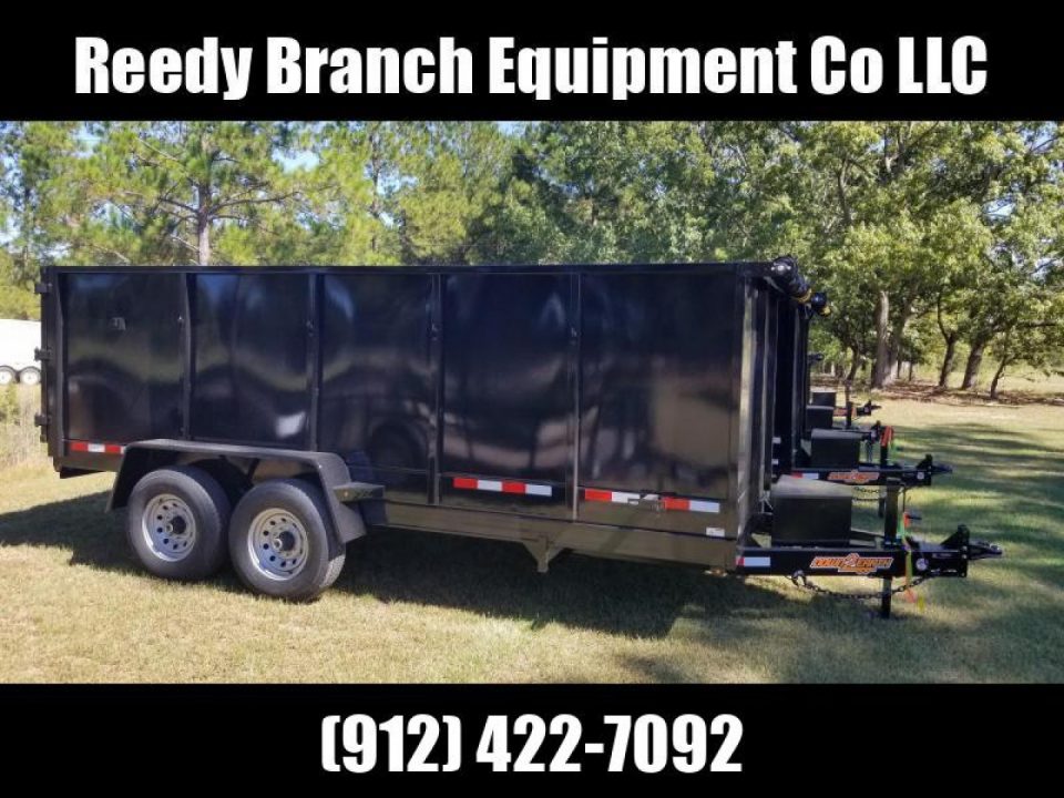 New 2027 Down 2 Earth Trailers 7x16 dump 4' sides Dump Trailer