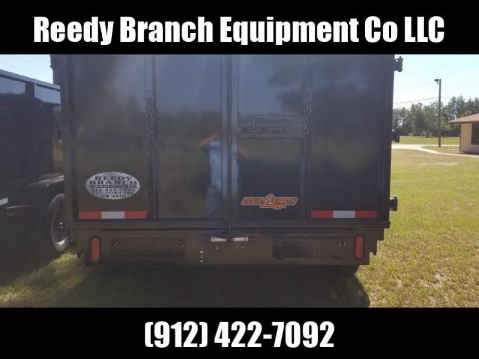 New 2027 Down 2 Earth Trailers 7x16 dump 4' sides Dump Trailer