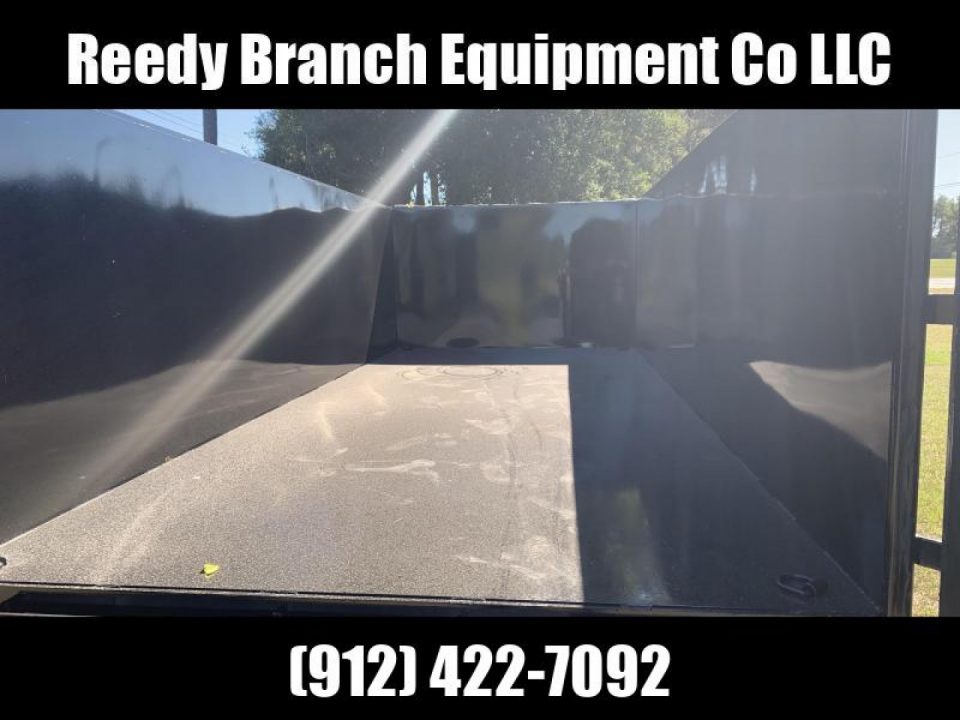 New 2027 Down 2 Earth Trailers 7x16 dump 4' sides Dump Trailer