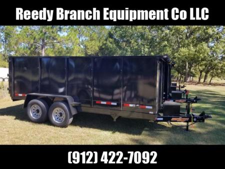 New 2027 Down 2 Earth Trailers 7x16 dump 4' sides Dump Trailer