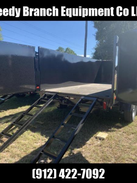 New 2027 Down 2 Earth Trailers 7x16 dump 4' sides Dump Trailer