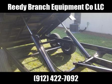 New 2027 Down 2 Earth Trailers 7x16 dump 4' sides Dump Trailer