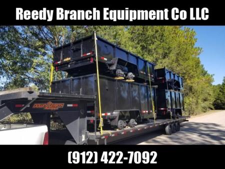 New 2027 Down 2 Earth Trailers 7x16 dump 4' sides Dump Trailer