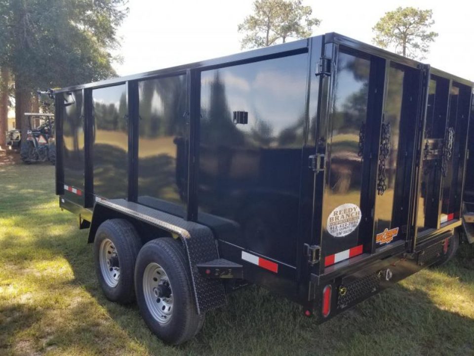New 2027 Down 2 Earth Trailers 7x14 dump 4' sides Dump Trailer