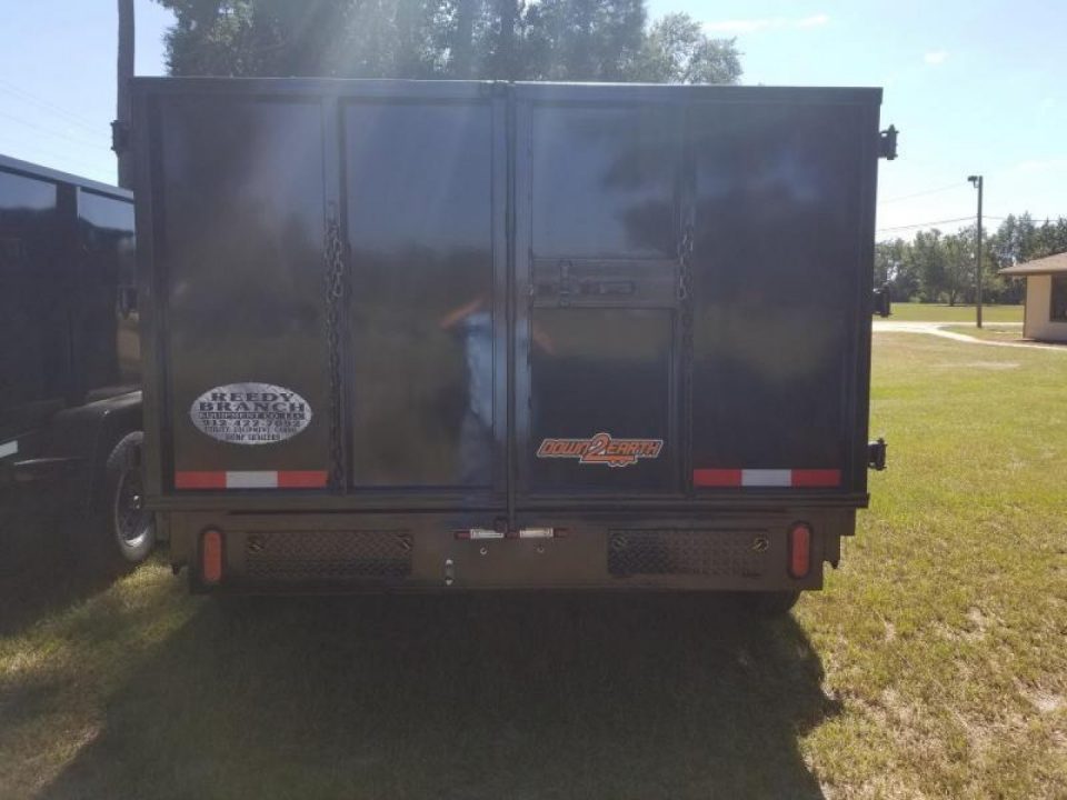 New 2027 Down 2 Earth Trailers 7x14 dump 4' sides Dump Trailer