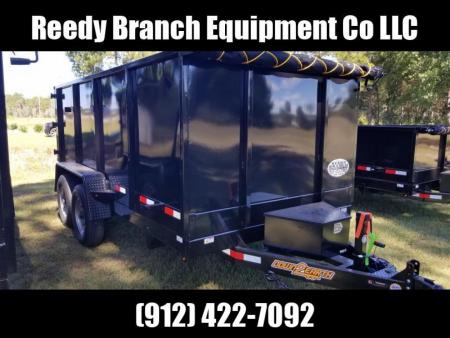 New 2027 Down 2 Earth Trailers 7x14 dump 4' sides Dump Trailer