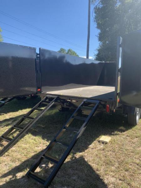 New 2027 Down 2 Earth Trailers 7x14 dump 4' sides Dump Trailer