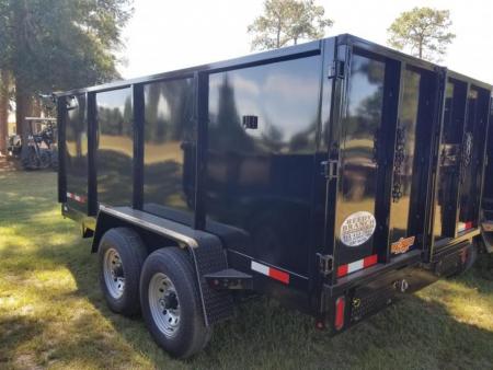 New 2027 Down 2 Earth Trailers 7x14 dump 4' sides Dump Trailer