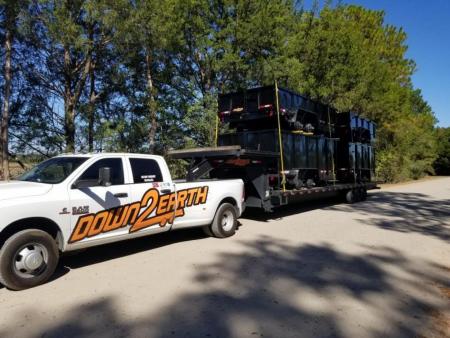 New 2027 Down 2 Earth Trailers 7x14 dump 4' sides Dump Trailer
