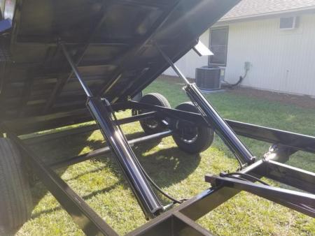 New 2027 Down 2 Earth Trailers 7x14 dump 4' sides Dump Trailer