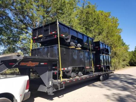 New 2027 Down 2 Earth Trailers 7x14 dump 4' sides Dump Trailer