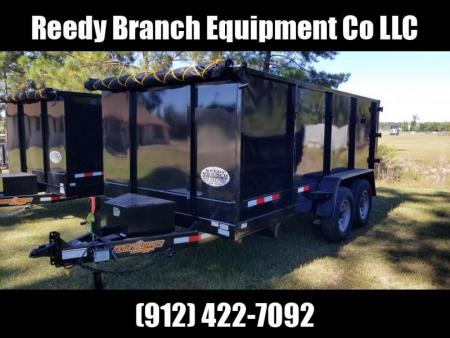 New 2027 Down 2 Earth Trailers 7x14 dump 4' sides Dump Trailer
