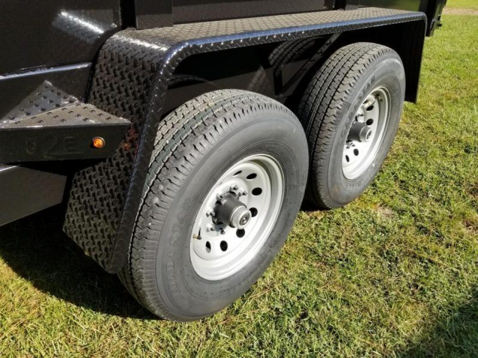 New 2027 Down 2 Earth Trailers 7x16 dump 2' sides Dump Trailer