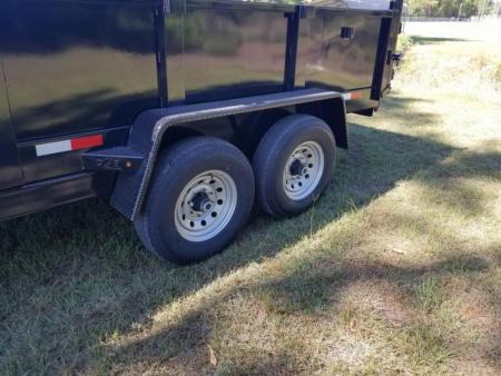 New 2027 Down 2 Earth Trailers 7x16 dump 2' sides Dump Trailer