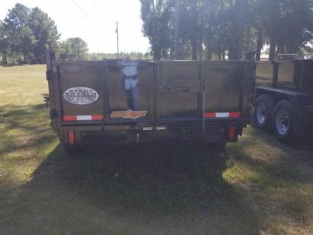 New 2027 Down 2 Earth Trailers 7x16 dump 2' sides Dump Trailer