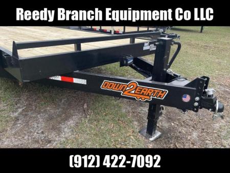 New 82"x20' 17,500 GVWR Equipment Trailer | Down 2 Earth | Skidsteer Trailer