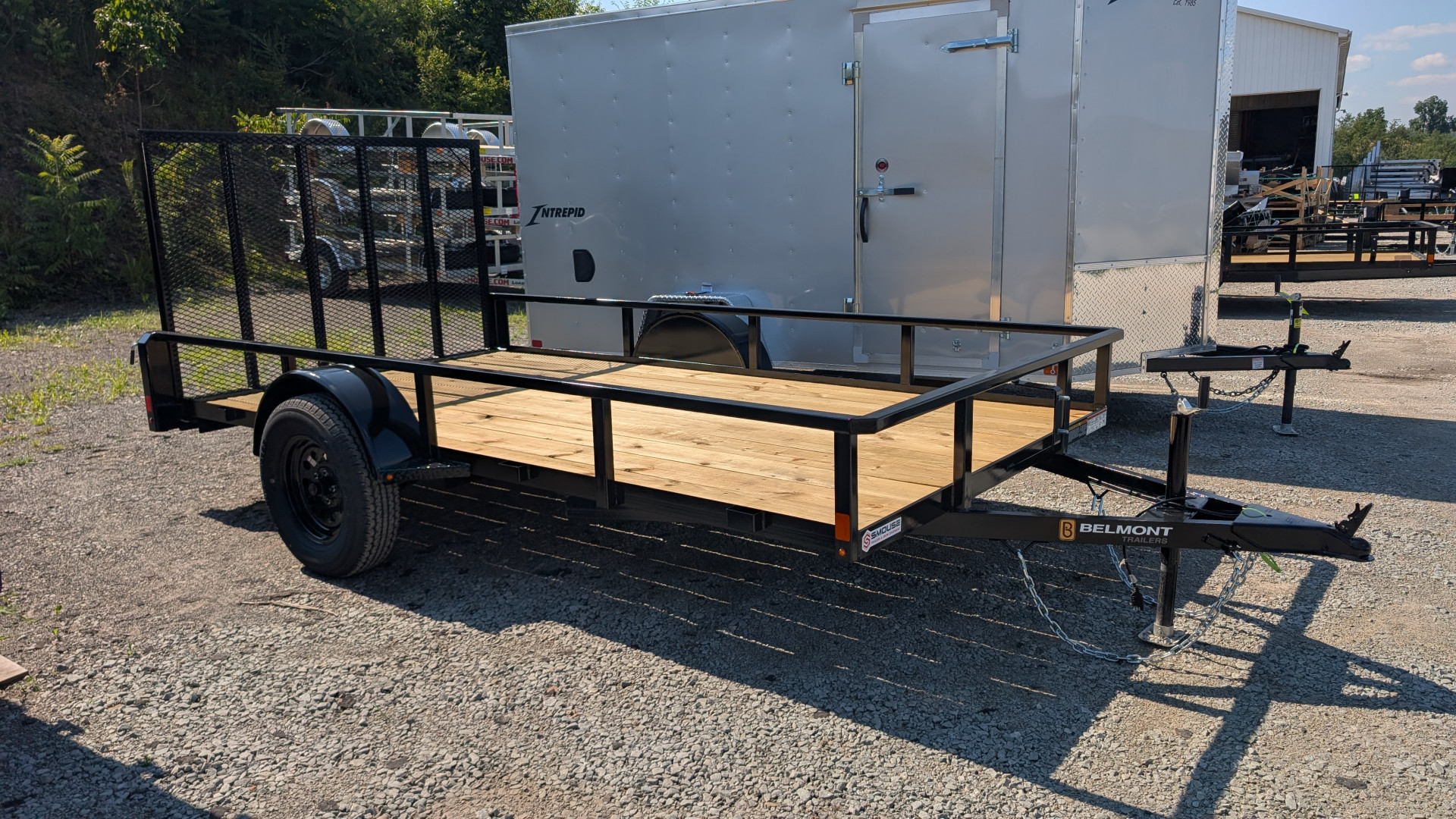 New 2025 Belmont 5x10 Tube Top Utility Trailer