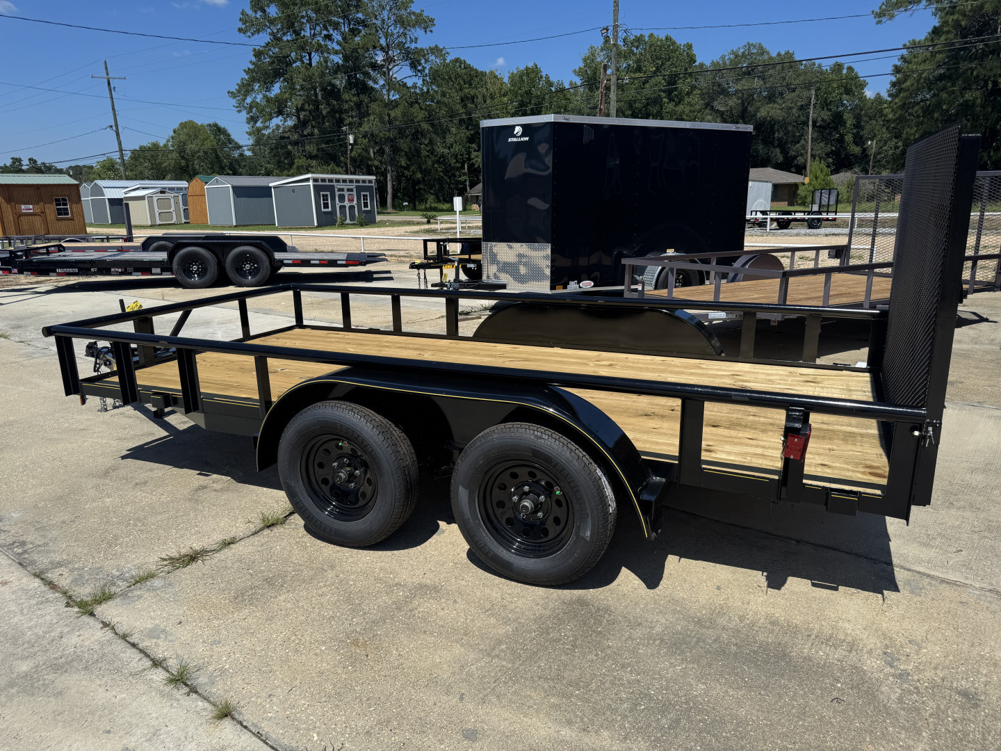 New 2025 76"x14 Pipetop Utility Trailer