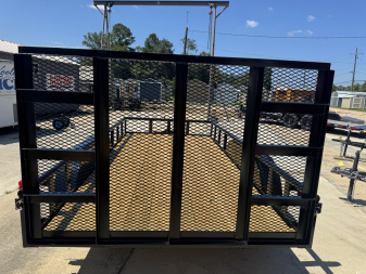 New 2025 76"x14 Pipetop Utility Trailer