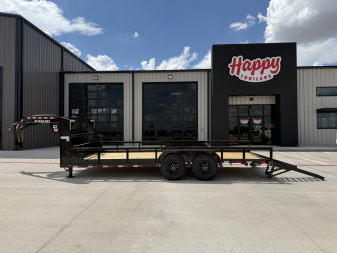 2026 PJ 83"x20' Gooseneck Angle Pipetop Trailer – P8
