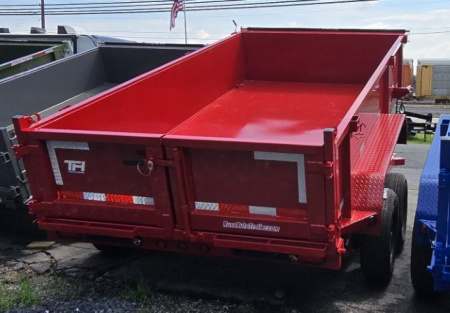 New 2025 Top Hat Trailers 6.5X12 Dump Trailer