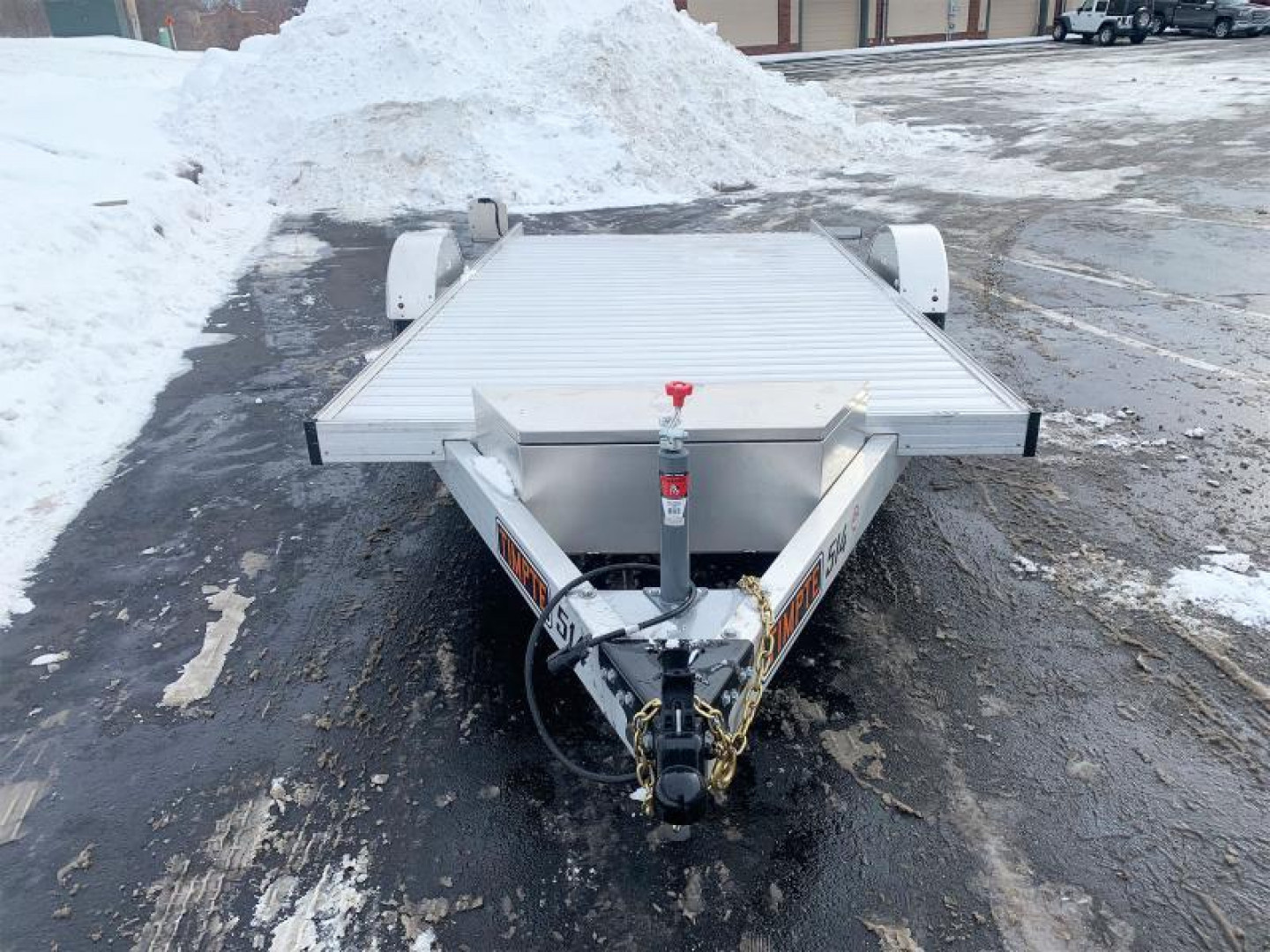 New Timpte 514 (80x14) Open Scissor Lift/UTV Trailer - Electric Tilt - Premium Rims!