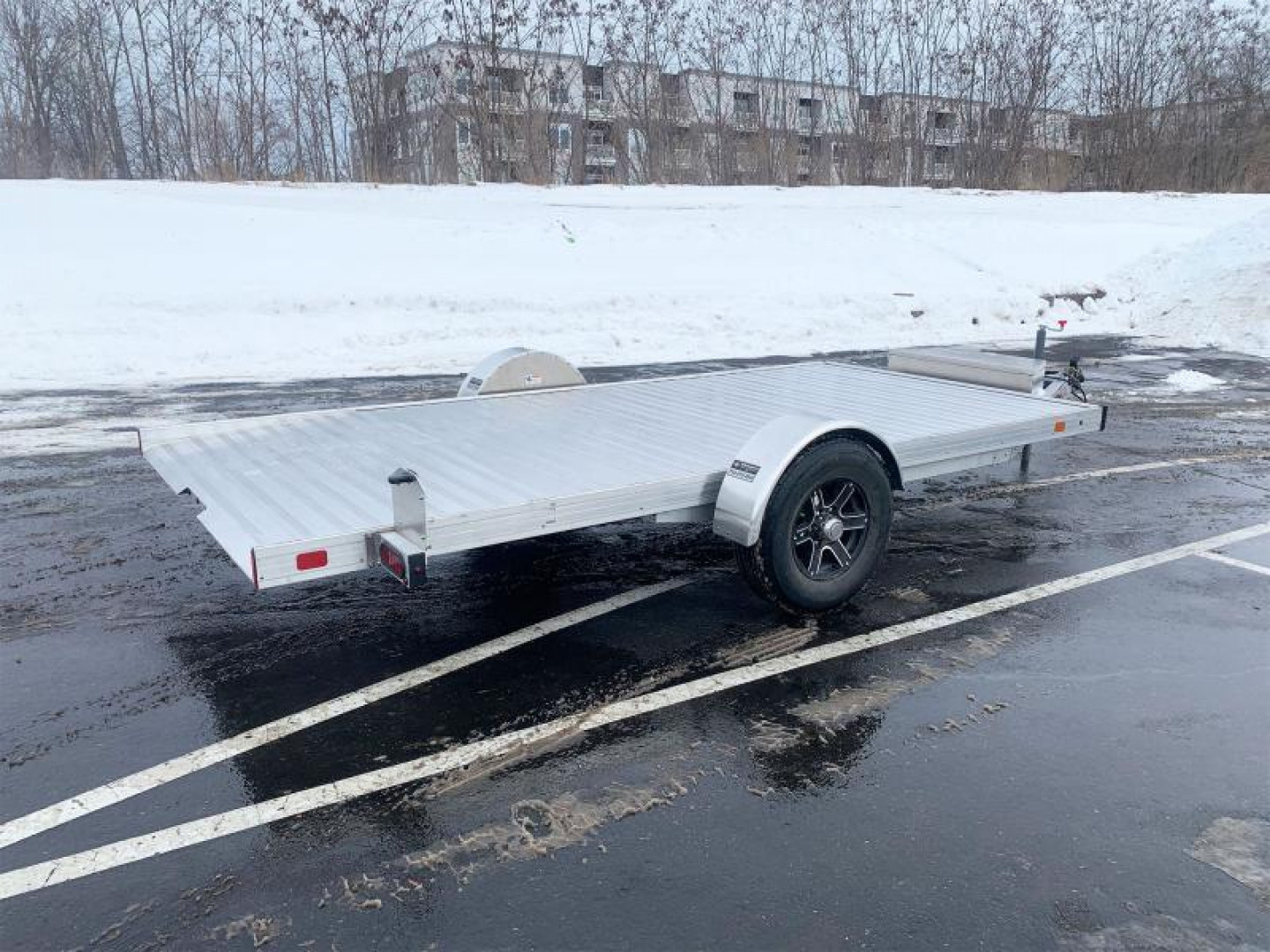 New Timpte 514 (80x14) Open Scissor Lift/UTV Trailer - Electric Tilt - Premium Rims!