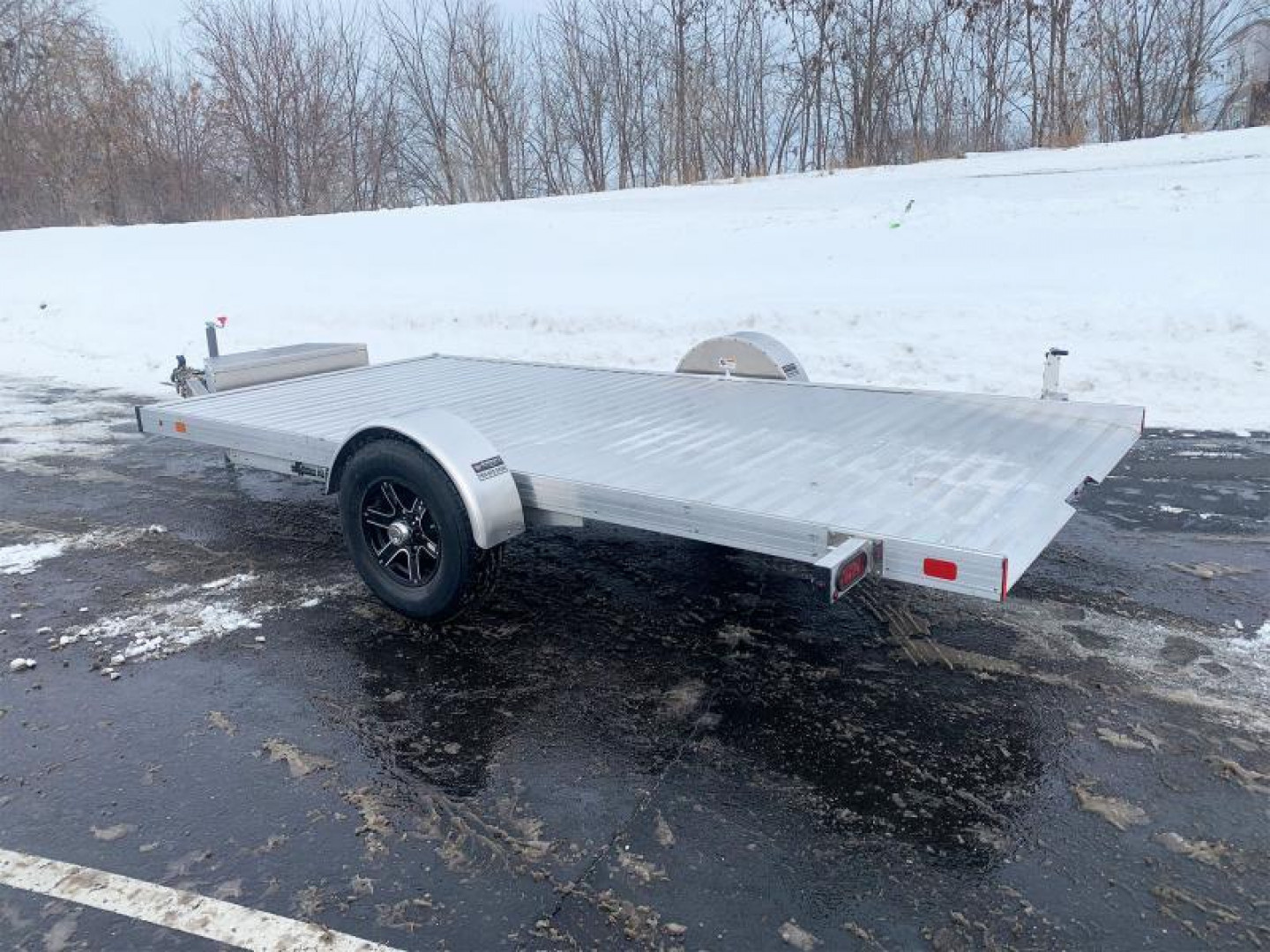 New Timpte 514 (80x14) Open Scissor Lift/UTV Trailer - Electric Tilt - Premium Rims!