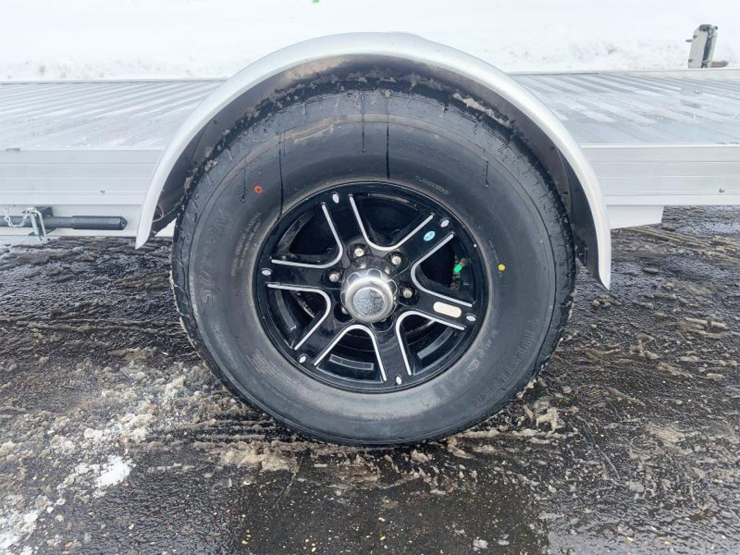 New Timpte 514 (80x14) Open Scissor Lift/UTV Trailer - Electric Tilt - Premium Rims!