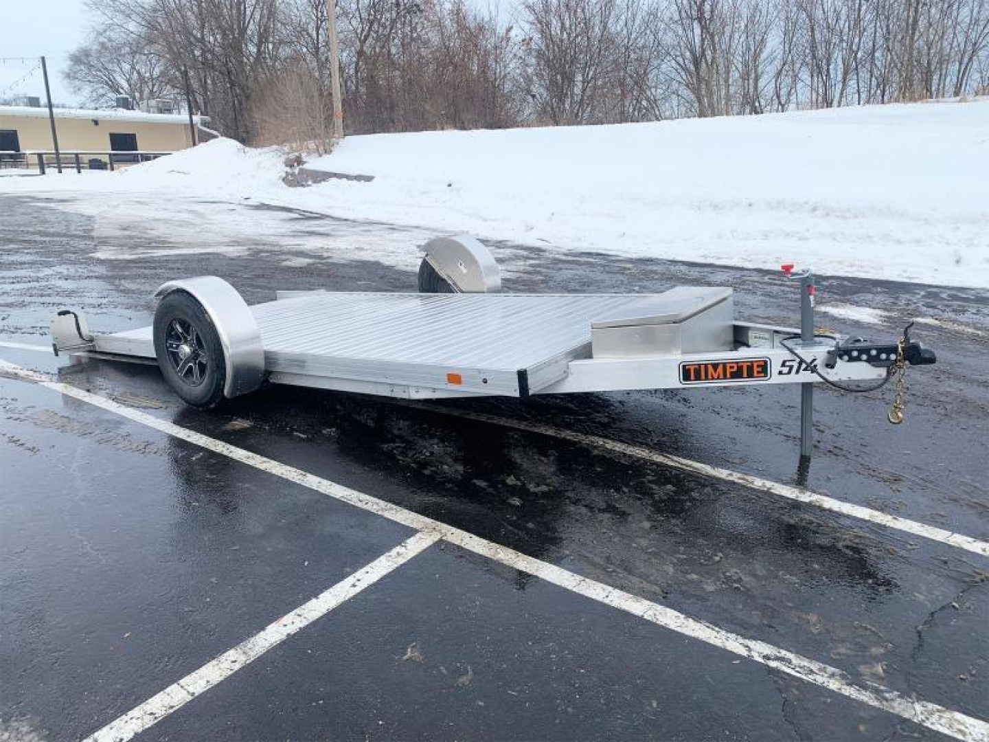 New Timpte 514 (80x14) Open Scissor Lift/UTV Trailer - Electric Tilt - Premium Rims!