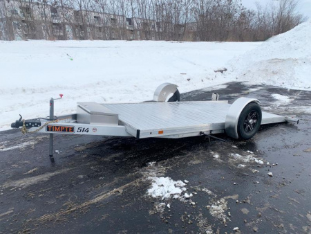 New Timpte 514 (80x14) Open Scissor Lift/UTV Trailer - Electric Tilt - Premium Rims!