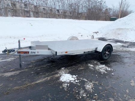 New Timpte 514 (80x14) Open Scissor Lift/UTV Trailer - Electric Tilt - Premium Rims!
