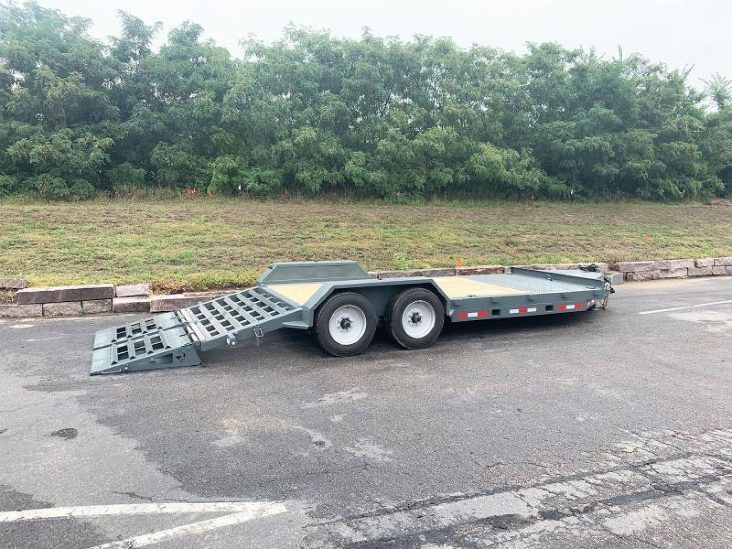 New SALE! Heavy Duty Watchdog 81x20 Equipment Hauler- Flip Over Ramps- 16K GVWR!
