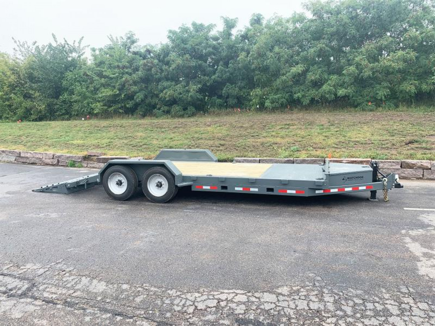 New SALE! Heavy Duty Watchdog 81x20 Equipment Hauler- Flip Over Ramps- 16K GVWR!