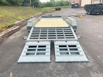 New SALE! Heavy Duty Watchdog 81x20 Equipment Hauler- Flip Over Ramps- 16K GVWR!