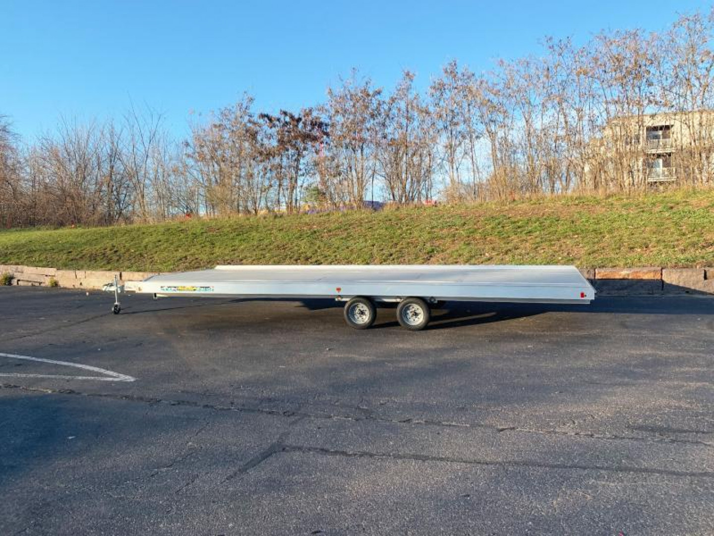 New Aluma 8624 4-Place Aluminum Snowmobile Trailer w/FREE Salt Shield