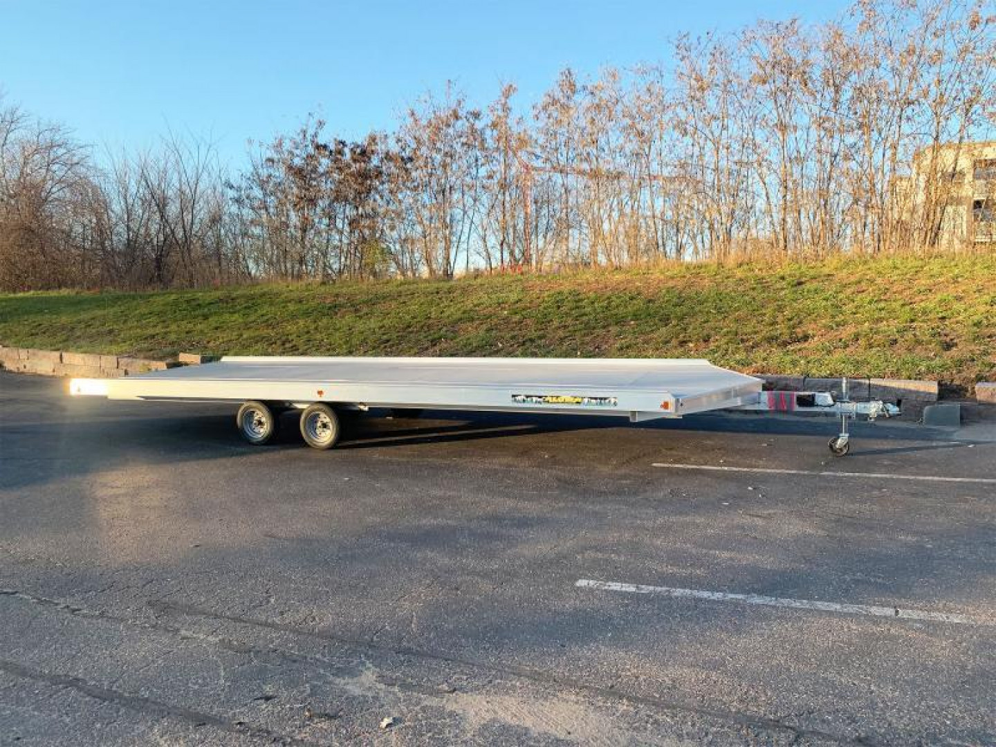 New Aluma 8624 4-Place Aluminum Snowmobile Trailer w/FREE Salt Shield