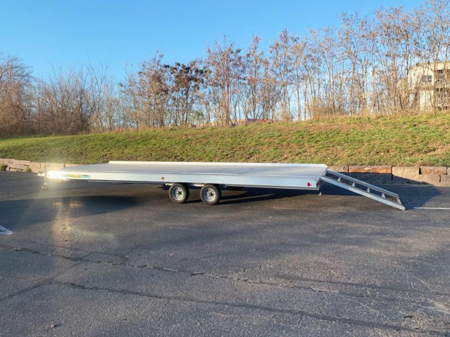 New Aluma 8624 4-Place Aluminum Snowmobile Trailer w/FREE Salt Shield