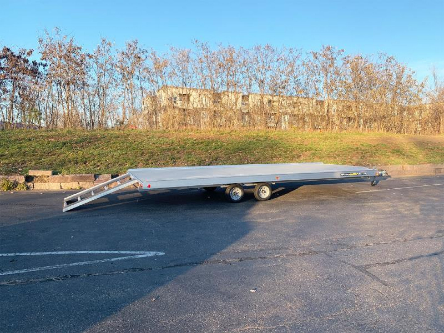 New Aluma 8624 4-Place Aluminum Snowmobile Trailer w/FREE Salt Shield