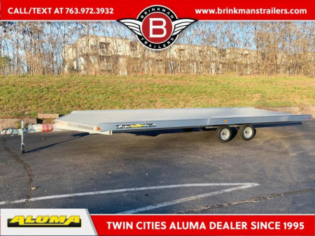 New Aluma 8624 4-Place Aluminum Snowmobile Trailer w/FREE Salt Shield