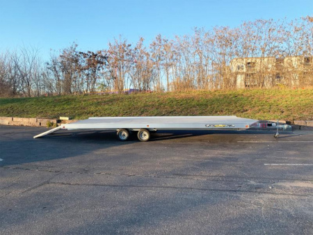 New Aluma 8624 4-Place Aluminum Snowmobile Trailer w/FREE Salt Shield