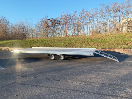 New Aluma 8624 4-Place Aluminum Snowmobile Trailer w/FREE Salt Shield